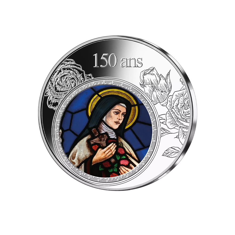 Frappe vitrail en Argent massif - Basilique Sainte Thérèse de Lisieux