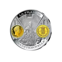 Frappe en Argent pur - 2000 ans d'histoire monétaire française - 100 Francs Charles X - 1824