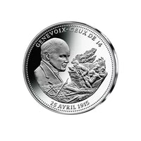 Frappe en Argent pur - La France Victorieuse - Maurice Genevoix