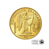 20 Francs - Génie de la IIIème république - 1871-1898