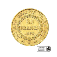 20 Francs - Génie de la IIIème république - 1871-1898