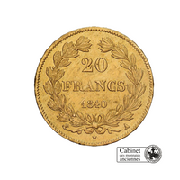 20 Franków - Ludwik Filip I - Francja - 1832-1848
