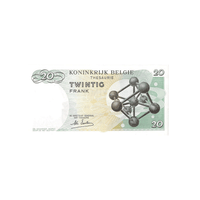 Belgique - Billet de 20 Francs Baudouin Ier - 1964