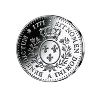 Frappe en argent pur - L'argent de la France - Écu à la vieille Tête 1771
