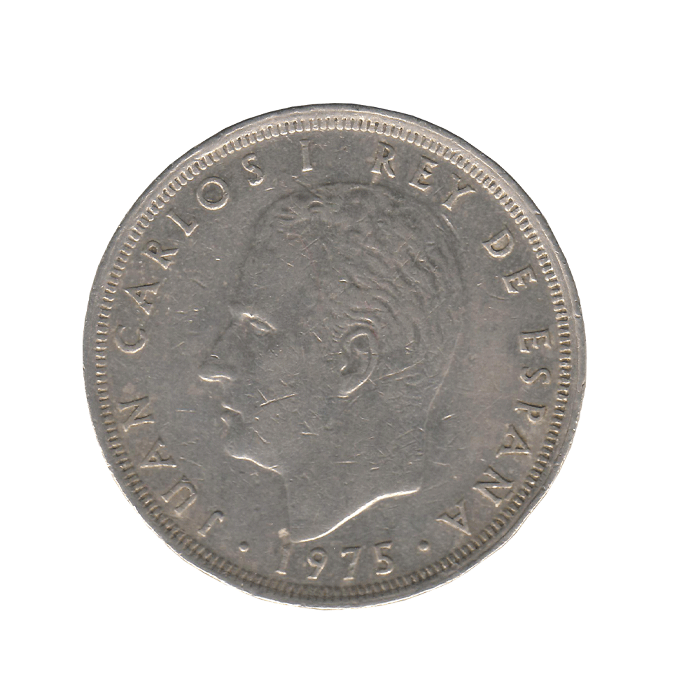 25 Pesetas - Juan Carlos I étoile - Espagne - 1975-1984