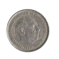 25 pesetas - Francisco Franco - Espagne - 1958-1975