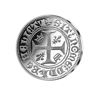 Frappe en argent pur - Blanc, dit Guénar, Charles VI