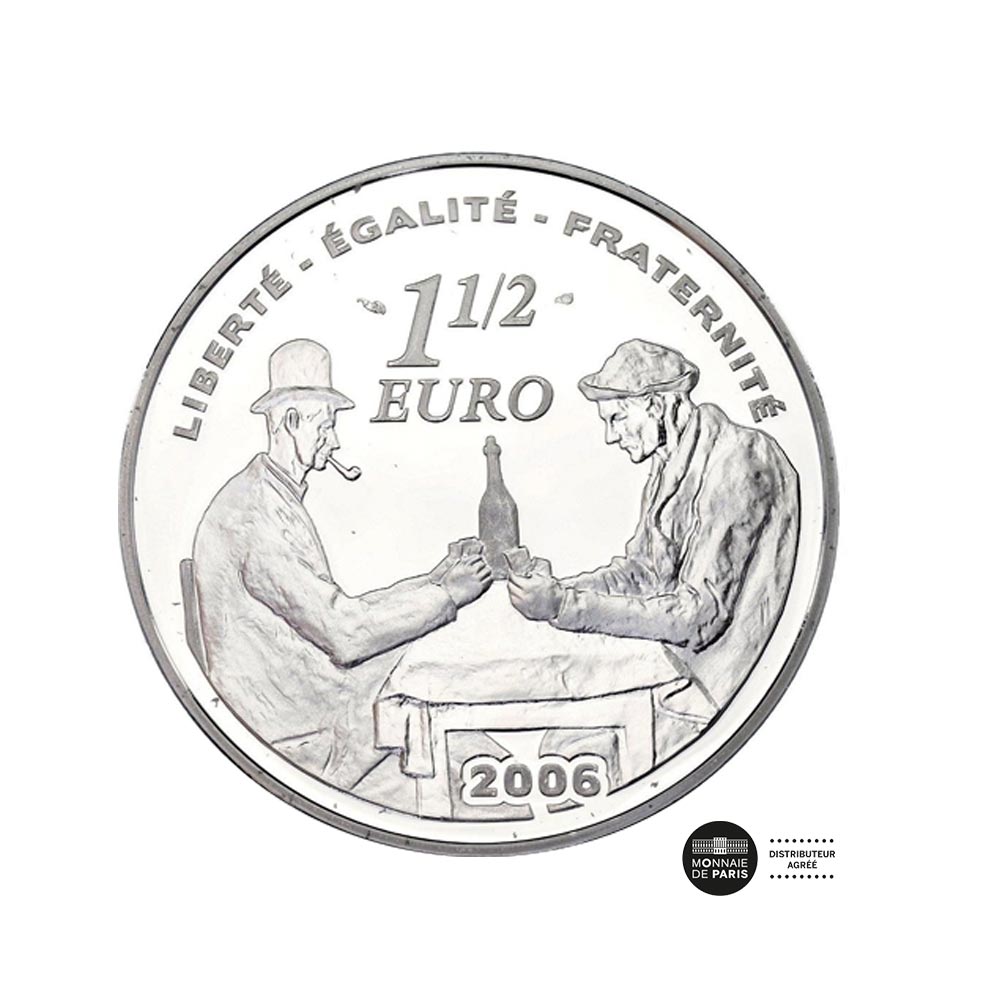 Paul C zanne Monnaie De 1 5 Euro Argent BE 2006 Pieces et paul-c-zanne-monnaie-de-1-5-euro-argent-be-2006-pieces-et