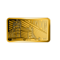 Landmarks of the World - Lot de 13 monnaies de 10$ Or 1/200 Oz - BE 2025