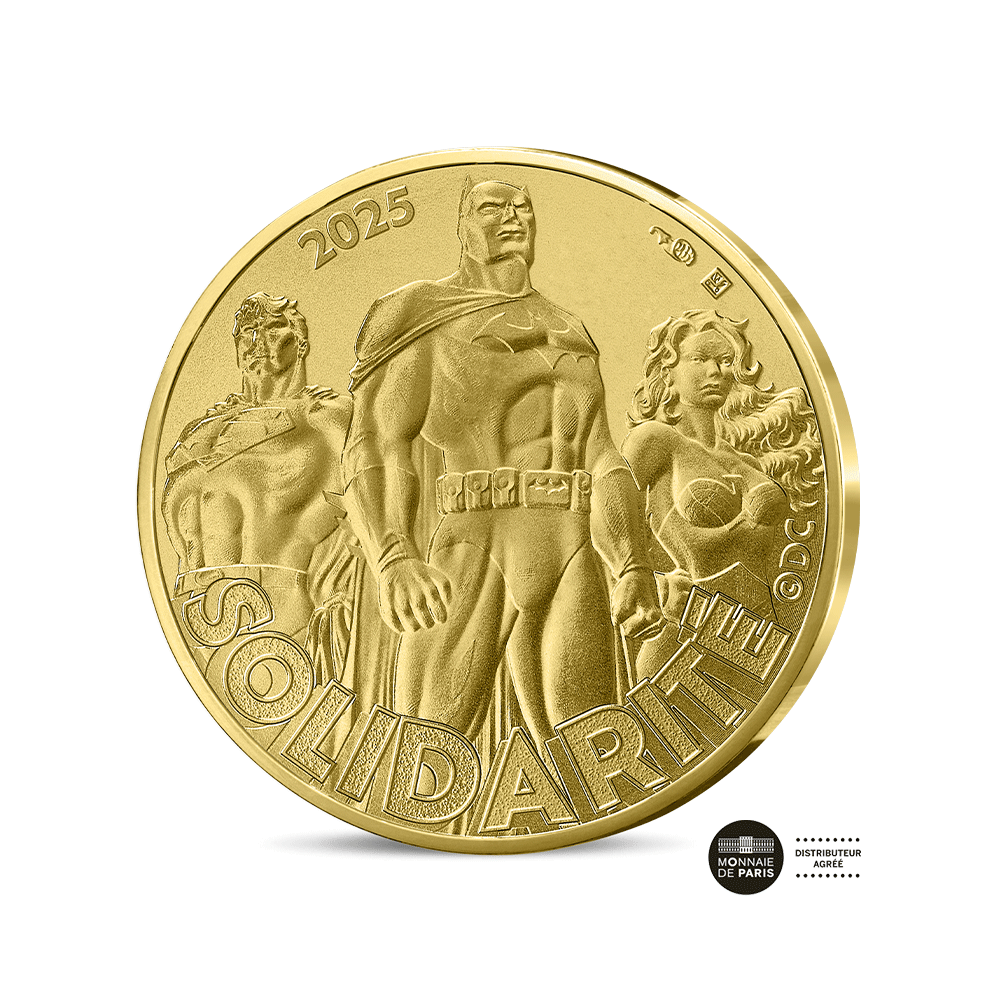 DC Comics - Monnaie de 500€ Or - Solidarité - BU 2025