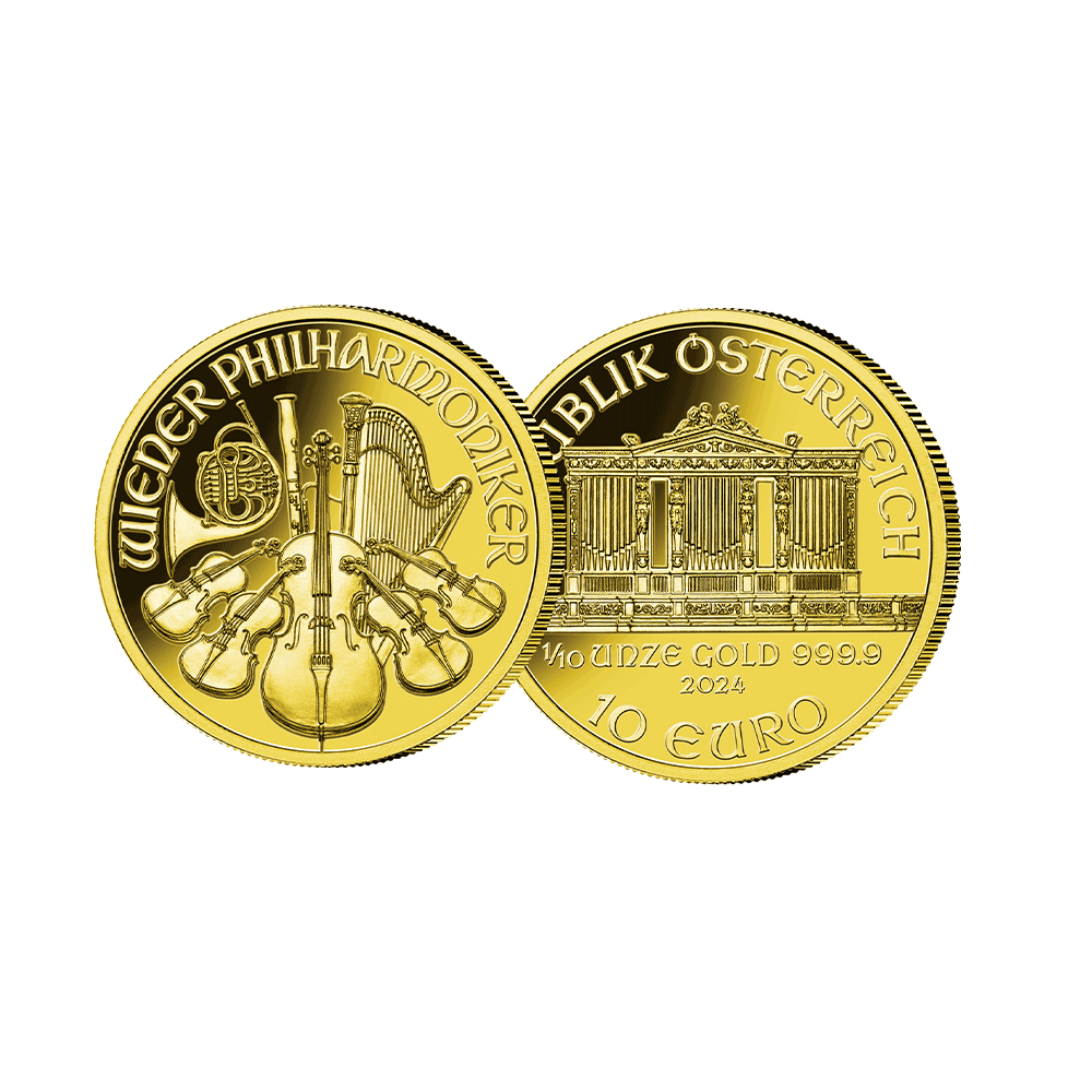 Set 5 monnaies en or « Les monnaies d’investissement » - BU 2025