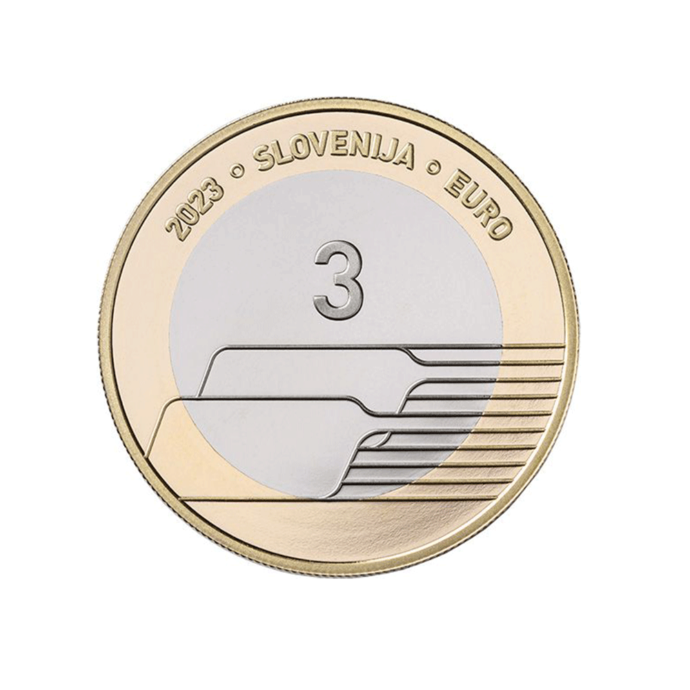 Slovénie 2023 - 3 Euro Commémorative - Journée du sport en Slovénie