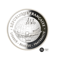 Jeux d'été - Natation - Monnaie de 1,50€ Argent - BE 2008
