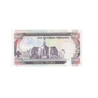 Kenya - Billet de 100 Shillings - 1989-1995
