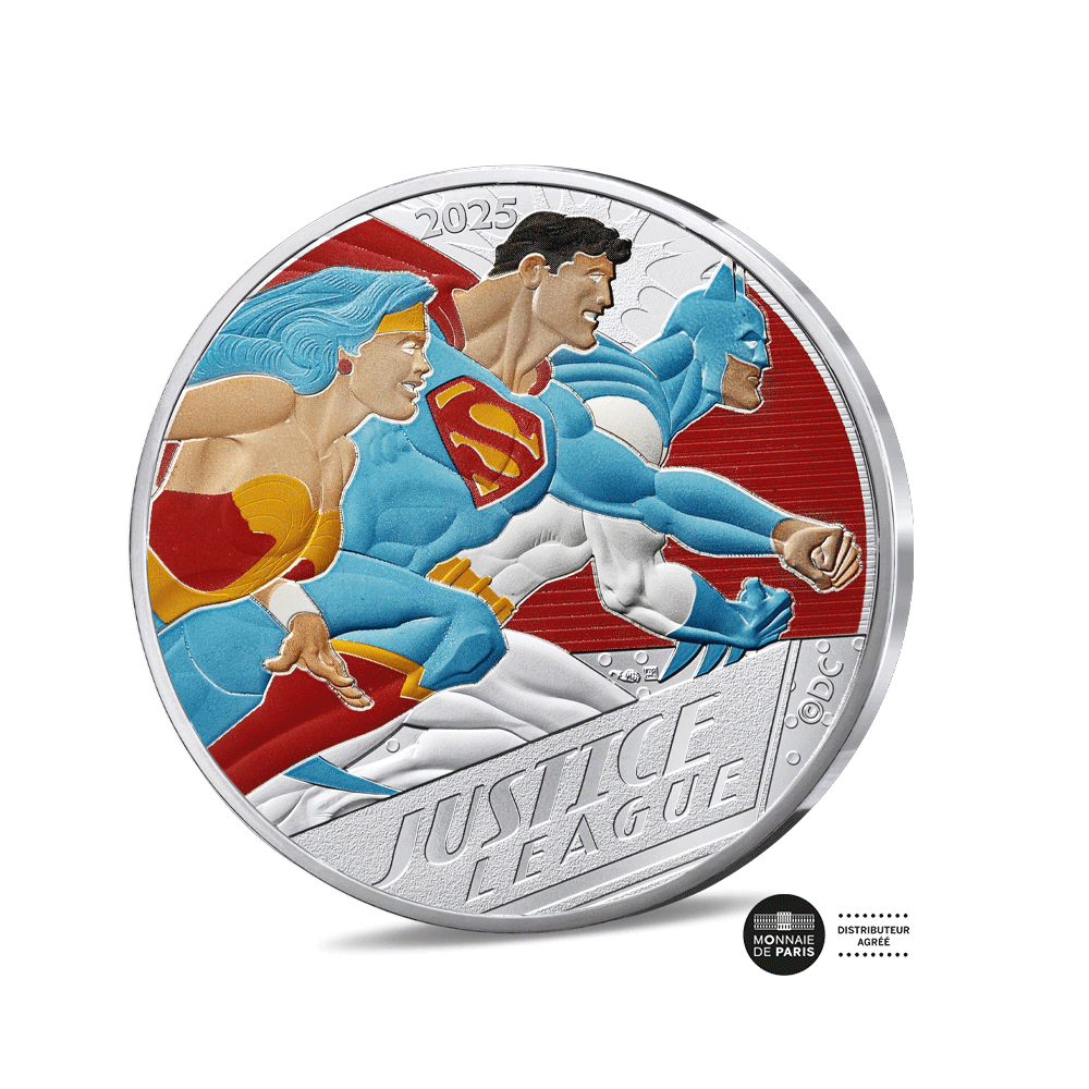 DC Comics - Monnaie de 50€ Argent (04/04) - Justice League Vintage - 2025