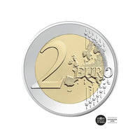 France 2023 - 2 Euro Commémorative - Coupe du monde de Rugby - Fleur de Coin