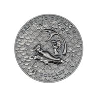 Underwater Fantasy - Mermaids - Monnaie de 20 Dollars Argent 3 Oz - Antique finish 2024