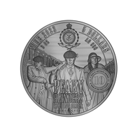 Thomas Shelby - Peaky Blinders - Monnaie de 5 Dollar Argent 2 Oz - BE 2023