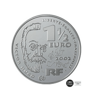 Les Misérables - Gavroche - Monnaie de 1,50€ en Argent - BE 2002