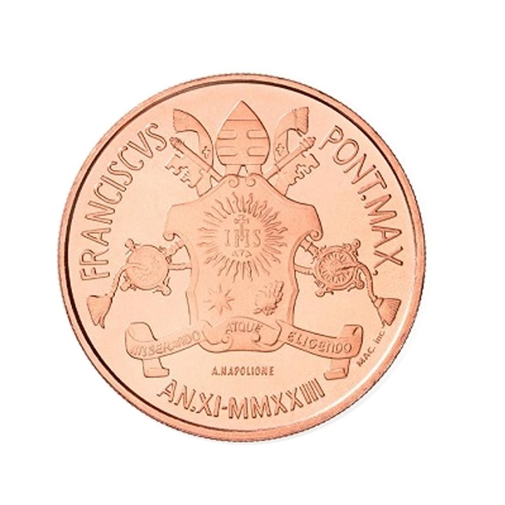 Vatican 2023 - La Création d'Adam - Monnaie de 20€
