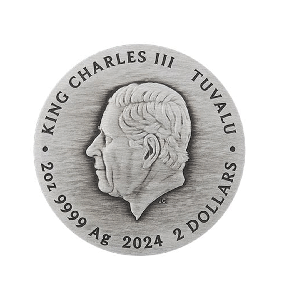 40 ans des Tortue Ninja - Monnaie de 2$ Argent 2 Oz - Antique Finish 2024