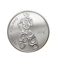 125è Anniversaire de naissance de l'écrivaine Finlandaise HELLA WUOLIJOKI - Monnaie de 10 Euro Argent - BE 2011