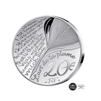 Luiz Vas de Camoes - Monnaie de 20€ Argent Haut Relief - BE 2024