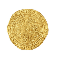 Monnaie ancienne en or « Ecu d’or à la couronne Charles VII »