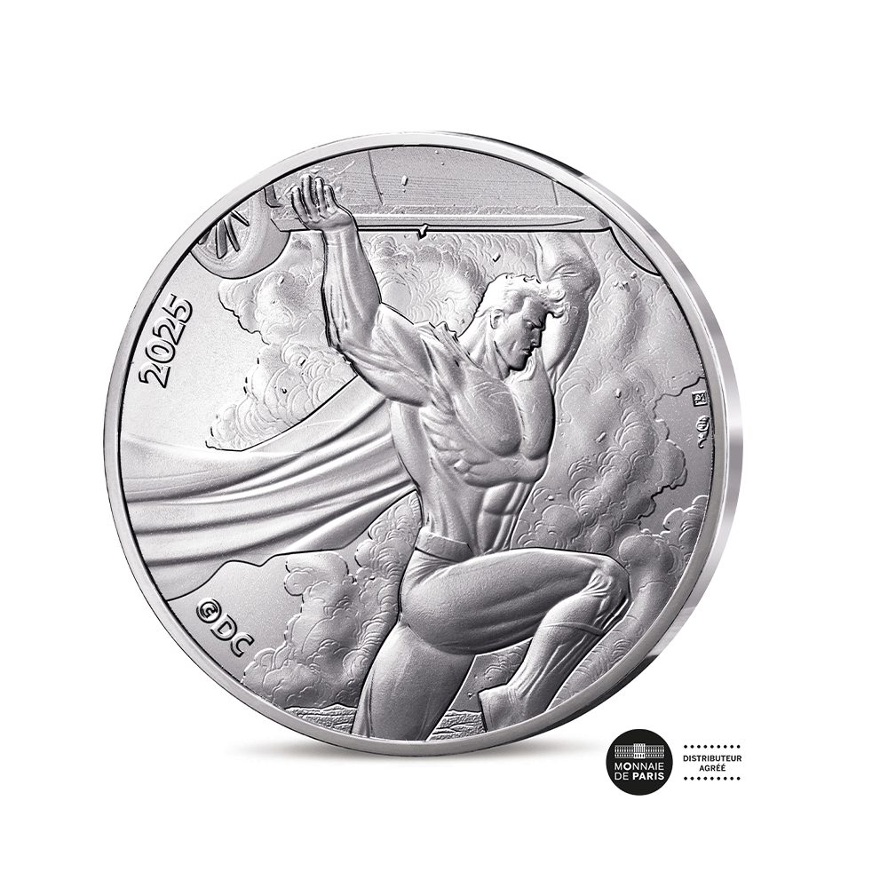 DC Comics - Monnaie de 10€ Argent (13/18) - Superman, l'Homme d'acier - 2025