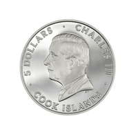 Underlook - Undercat - Monnaie de 5 Dollars Argent - BE 2024
