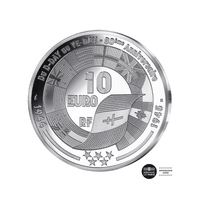 V-E Day - Soldat Britannique - Monnaie de 10€ Argent - BE 2025