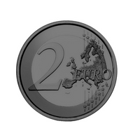 Chypre 2023 - 2 Euro Commémorative - 60è Anniversaire de la Banque Centrale de Chypre - Ruthénium