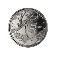 Italie 2023 - Coffret de neuf pièces dont une de 5€ - BU