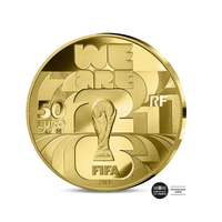 FIFA 26 - Monnaie de 50€ Or 1/4Oz - BE 2025