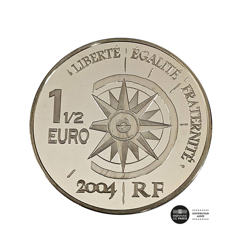 The Trans-Siberian Railway - 1,5 Euro Silver Coin - Proof 2004