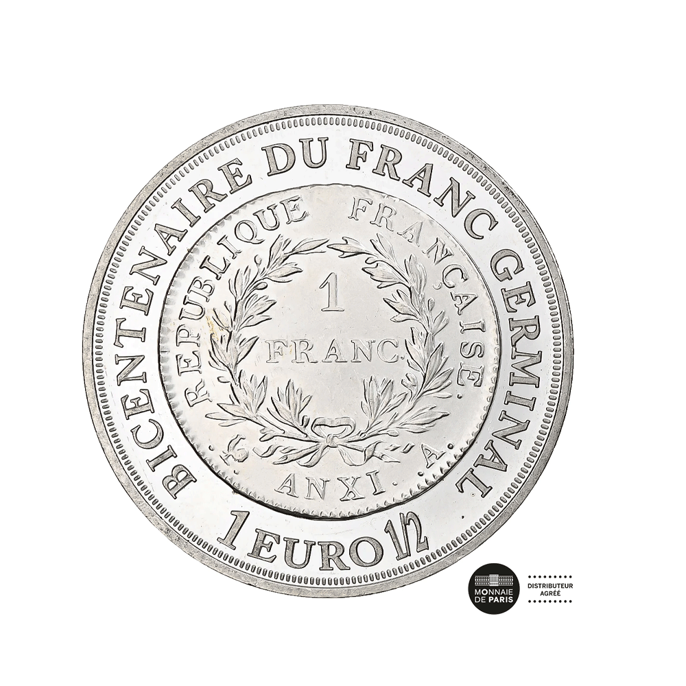 Bicentenaire du Franc Germinal - Monnaie de 1,50€ - BE 2003