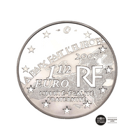 60e anniversaire de la fin de la Seconde Guerre Mondiale - Monnaie de 1,50€ Argent - BE 2005