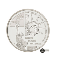 Bartholdi - Monnaie de 1,5€ Argent - BE 2004