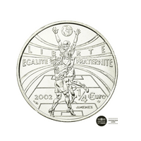 Allez La France ! 2002 - Monnaie de 1/4€ Argent - BE 2002