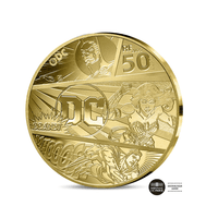 Justice League - Monnaie de 50€ Or 1/4 Oz - BE 2025