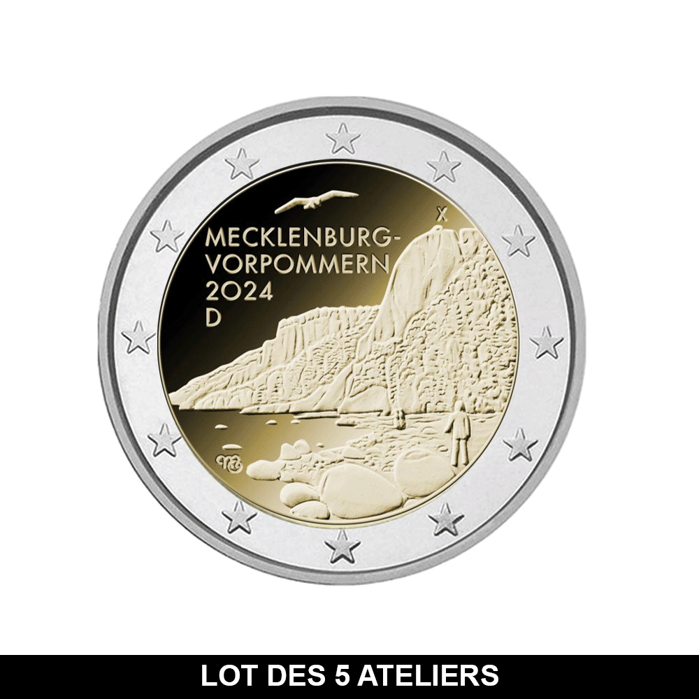 Allemagne 2024 - 2 Euro Commémorative - Mecklembourg (variantes disponibles)