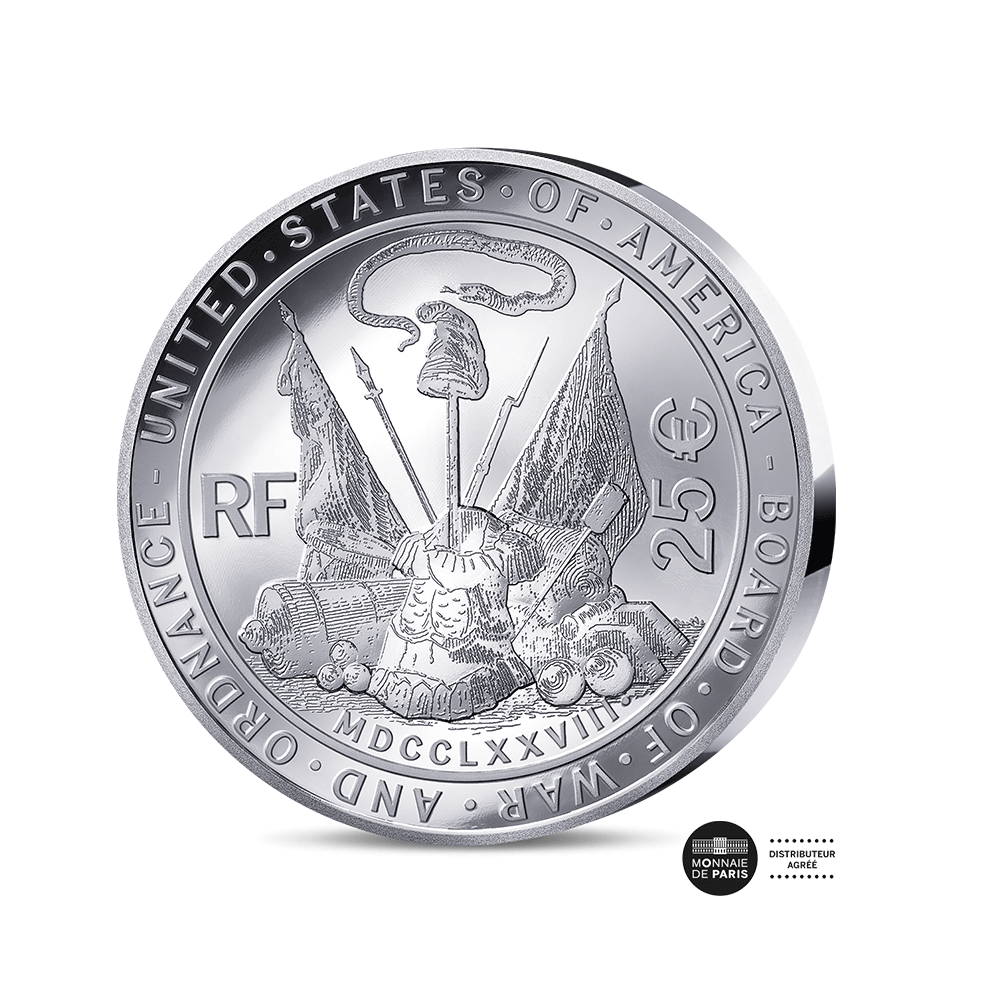 George Washington - Monnaie de 25€ Argent 2 Oz - BE 2025