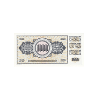 Yougoslavie - Billet de 1000 Dinars - 1974 - 1981