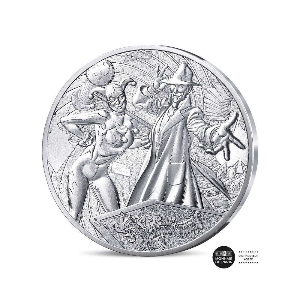 DC Comics - Monnaie de 10€ Argent (07/18) - Le Joker et Harley Quinn - 2025