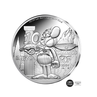 Astérix aux Jeux Olympiques - Monnaie de 10€ Argent - BE 2024