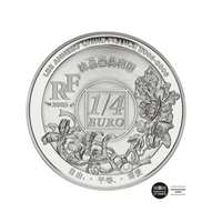 Années France-Chine 2003 - 2005 - Shanghai - Monnaie de 1/4€ Argent - BU 2005