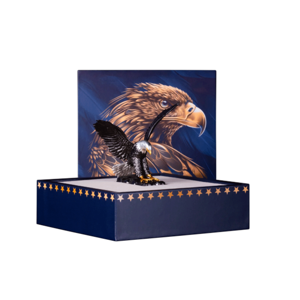 L'aigle Américain en 3D - Monnaie de 3 Oz - BE 2026