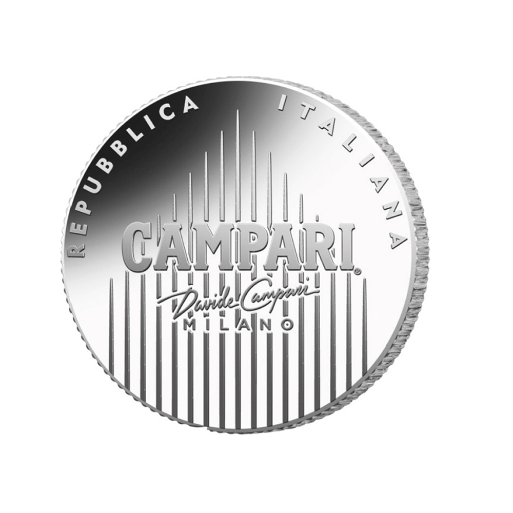 Bitter Campari - Monnaie de 4€ Argent - BE 2025