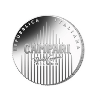 Bitter Campari - Monnaie de 4€ Argent - BE 2025