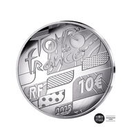 "Carte Étape" - Monnaie de 10€ Argent - BE 2025